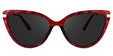 Lucas Cateye Red Sunglasses