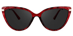 Lucas Cateye Red Sunglasses