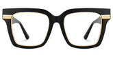 Taylor Square Black Glasses