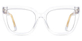 Mirta Square Clear Glasses