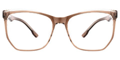 Libby Geometric Brown Glasses