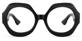 Geoffrey Geometric Black Glasses