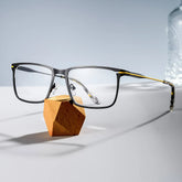 Roxana Rectangle Black Glasses
