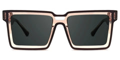 Milian Square Brown Glasses