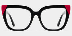 Mirta Square Black Pink Glasses