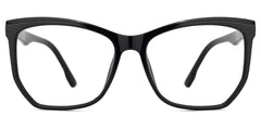 Libby Geometric Black Glasses
