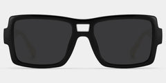 Nora Black Aviator Sunglasses