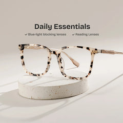Zoe Square Tortoise Glasses
