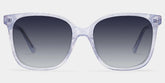 Caroline Clear Square Sunglasses