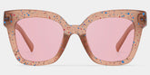 Malcolm Square Matte Brown Sunglasses