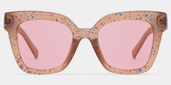 Malcolm Square Matte Brown Sunglasses