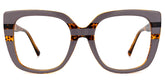 Brenda Square Mauve Glasses