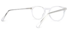 Kasey Round Clear Glasses
