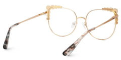 Wallice Cateye Gold Glasses