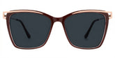 Krystle Square Red Glasses