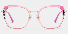 Murcia Square Pink Glasses