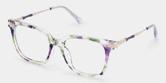 Jacqui Floral Square Glasses