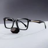Vickerie Rectangle Black Glasses