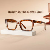 Marley Tortoise Rectangle Glasses