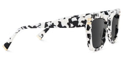 Cardozo Square Cow Print Glasses