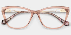Celeste Beige Cat-eye Glasses