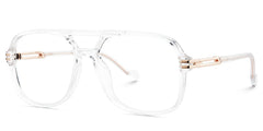Nyawa Aviator Clear Glasses