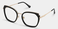 Murcia Square Black Glasses
