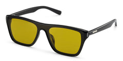 Paloma Aviator Black Polarized Sunglasses