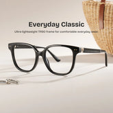 Clara Black Cat eye Glasses