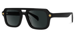 Ismail Aviator Black Glasses