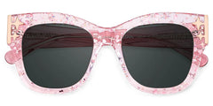 Minfia Square Pink Glasses