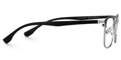 Eaddy Rectangle Silver Glasses