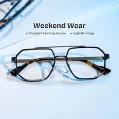 Autumn Aviator Gray Glasses