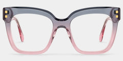 Minguela Square Gray Pink Glasses