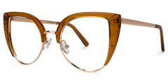 Brewer Cateye Brown Glasses