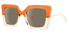 Qatar Square Orange Sunglasses