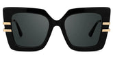 Poutine Square Black Glasses