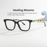 Faith Black Rectangle Glasses