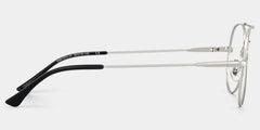 Chaima Aviator Silver Glasses