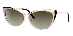 Ellen Cateye Silver Sunglasses