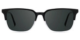 Barnhill Square Black-Clear Glasses