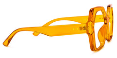 Piper Geometric Earthy-Yellow Glasses