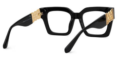 Cummings Square Black Glasses