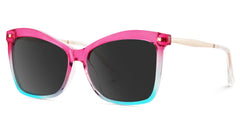 Isaebella Butterfly Pink Blue Sunglasses