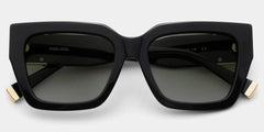 Maddox Square Black Polarized Sunglasses