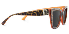 Tamarrah Cateye Leopard Glasses