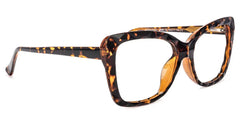 Edna Cateye Yellow-Tortoise Glasses
