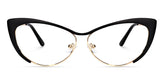 Ellen Cateye Black Glasses