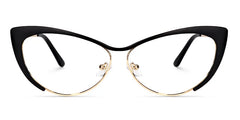 Ellen Cateye Black Glasses