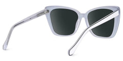 Shanell Butterfly White-Black Glasses